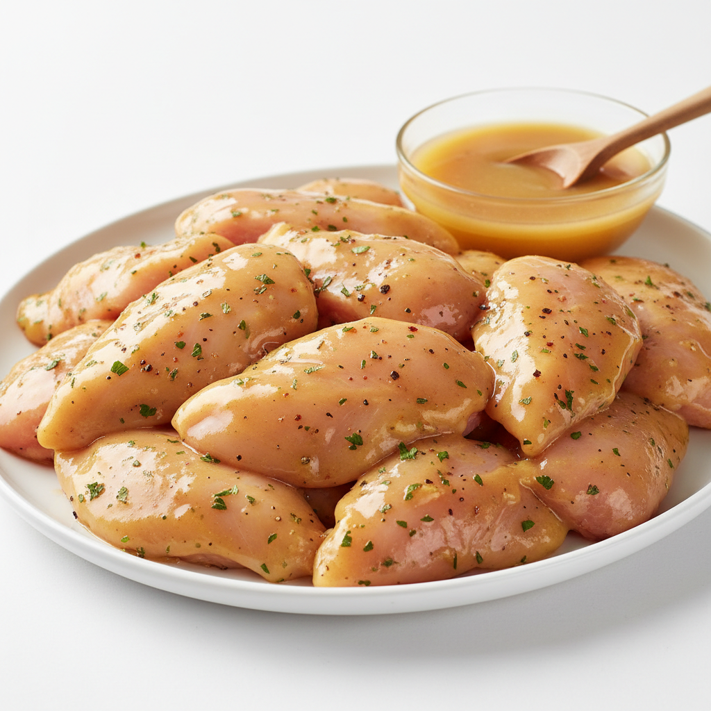 Poitrine Poulet Marinée Miel Dijon