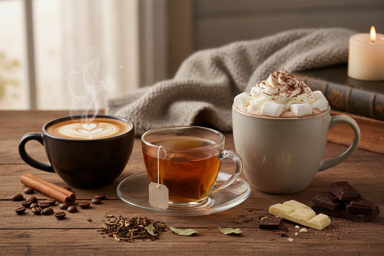 Thé, Café, et Chocolat Chaud