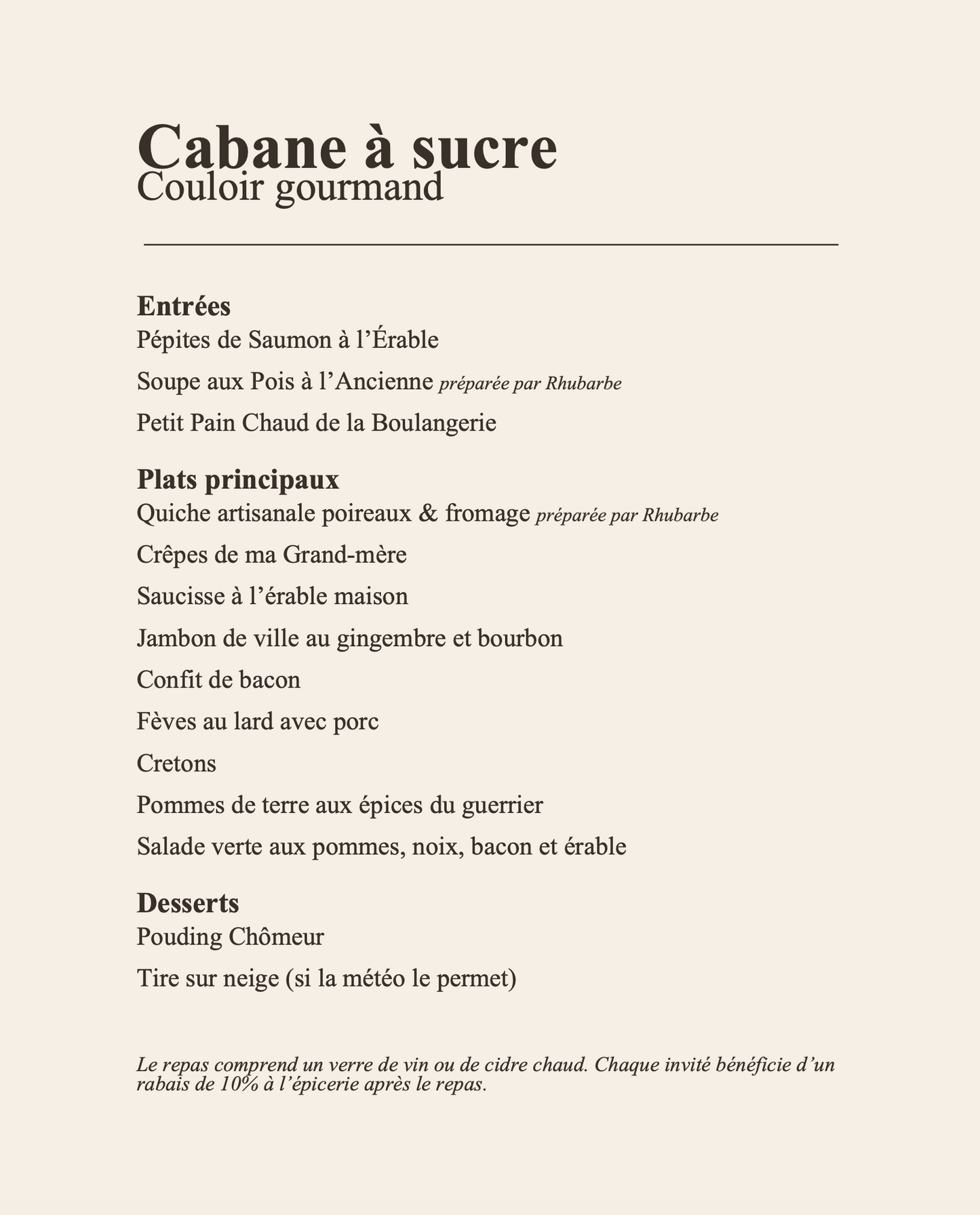 Cabane à Sucre