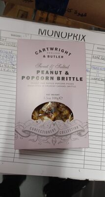 Popcorn and Peanut Brittle