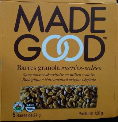 Barres Granola Sucrées-salées