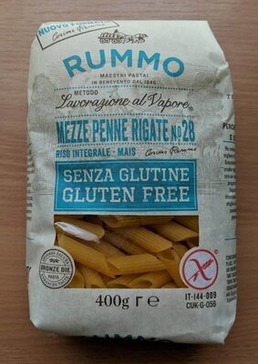 Mezzi Penne Rigate N28 sans Gluten