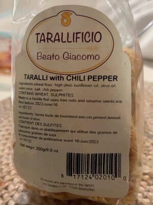 Taralli with Chili Pepper